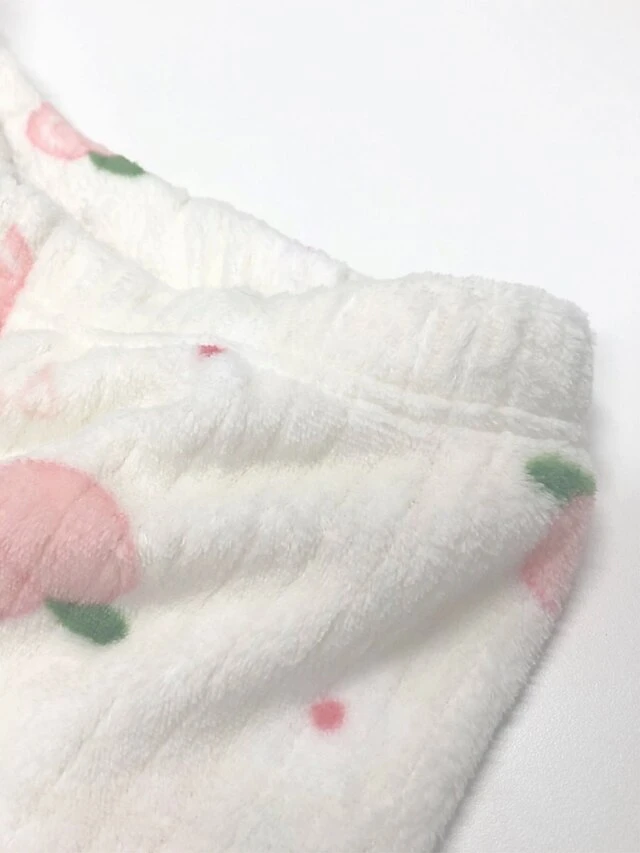 Women's Loungewear Sets 2 Pieces Bear Peach Fashion Casual Comfort Street Daily Date Polyester Warm Crew Neck Long Sleeve Pant Fall Winter Lotus Pink Black 6 Women's Loungewear Sets 2 Pieces Bear Peach Fashion Casual Comfort Street Daily Date Polyester Warm Crew Neck Long Sleeve Pant Fall Winter Lotus Pink Black - Image 6