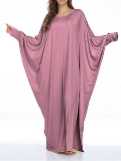 Women's Pajamas Nightgown Dress Pure Color Simple Casual Soft Home Daily Bed Polyester Breathable Crew Neck Long Sleeve Summer Spring Black Yellow -Deals The Sexy Bra Store yxzvpn1678098670644