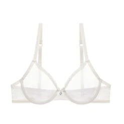 Women's Bras & Bralettes Lace Bras Underwire Bra 3/4 Cup Solid Color Micro-elastic Breathable Casual Daily Flesh-colored / 1 PC -Deals The Sexy Bra Store yyevpc1634902744708