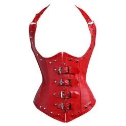 Corset Women's Plus Size Corsets Country Bavarian Underbust Corset Classic Stylish Tummy Control Solid Colored Solid Color Sexy Buckle Lace Up PU Nylon Christmas Halloween Wedding Party Birthday Party -Deals The Sexy Bra Store yzoivi1556417777950