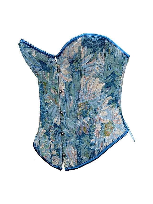 Women's Shapewear Waist Trainer Body Shaper Flower Fashion Retro Hot Party Halloween Masquerade Polyester Breathable Bandeau Sleeveless Adjustable Summer Spring Sunflower Black 15 Women's Shapewear Waist Trainer Body Shaper Flower Fashion Retro Hot Party Halloween Masquerade Polyester Breathable Bandeau Sleeveless Adjustable Summer Spring Sunflower Black - Image 15