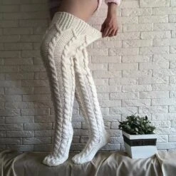 Women's Loungewear Pure Color Warm Casual Comfort Home Knit Warm Spring Fall White -Deals The Sexy Bra Store zdrhks1691133265577